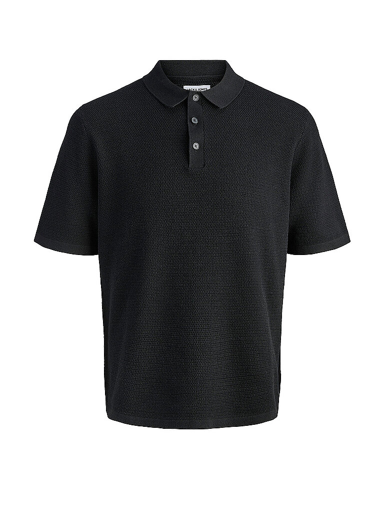 Jack & Jones Polo à Manches Courtes George Knit Polo Ss Sn Black XL Homme 3